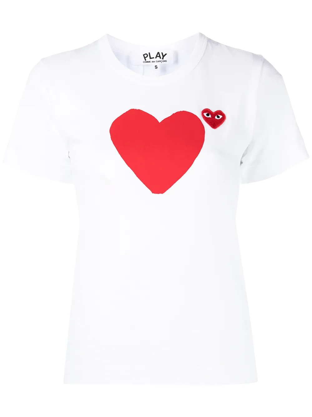 Comme Des Garçons Play Comme Des Garcons Play T-shirts And Polos White In White
