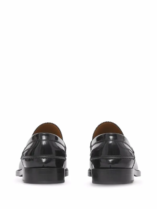 Burberry Fred monogram-motif Loafers | Black | FARFETCH Burberry Fred monogram-motif Loafers | Black | FARFETCH