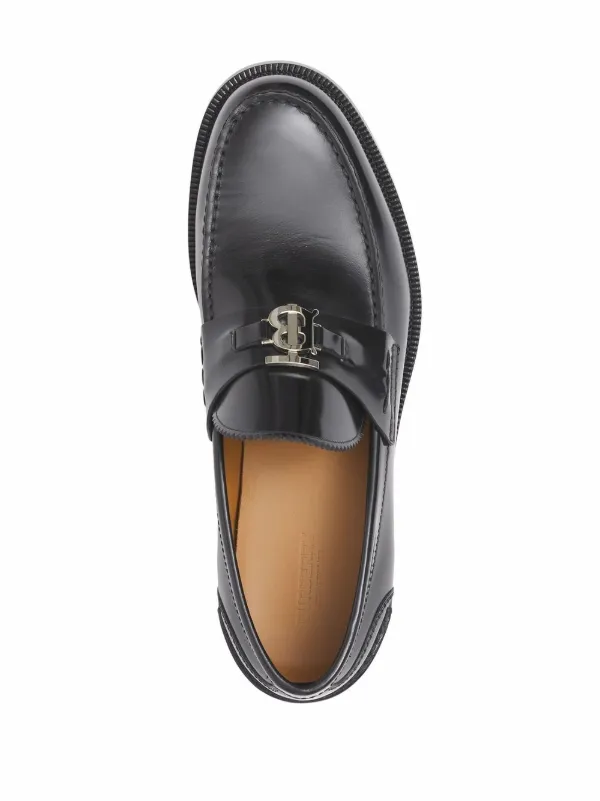Burberry Fred monogram motif Loafers Farfetch