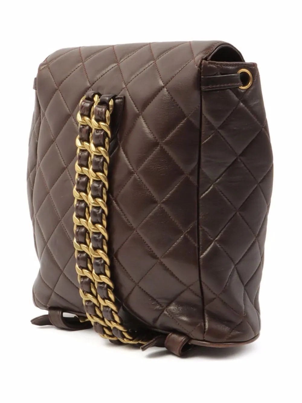 фото Chanel pre-owned стеганый рюкзак 1995-го года с логотипом cc