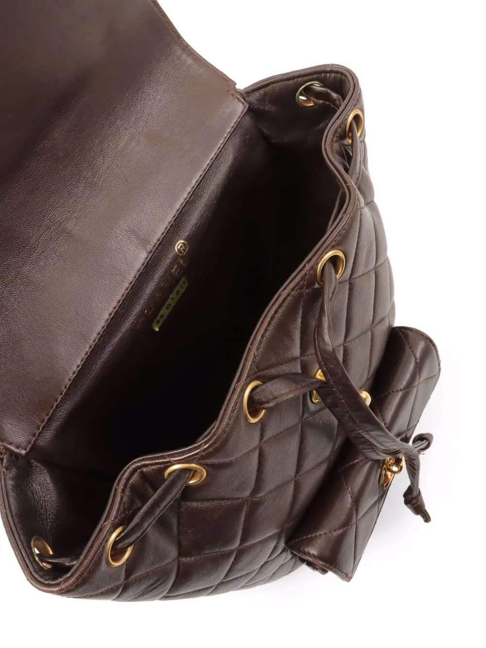 фото Chanel pre-owned стеганый рюкзак 1995-го года с логотипом cc