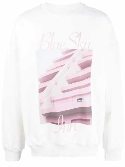 BLUE SKY INN logo print sweatshirt
