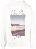 BLUE SKY INN logo print sweatshirt - Neutrals