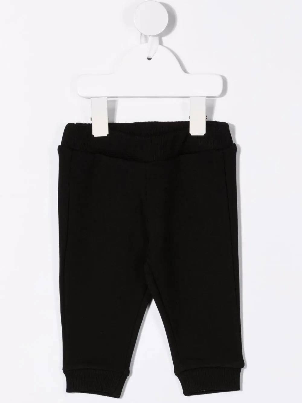 Balmain Kids pantalones con logo estampado - Negro