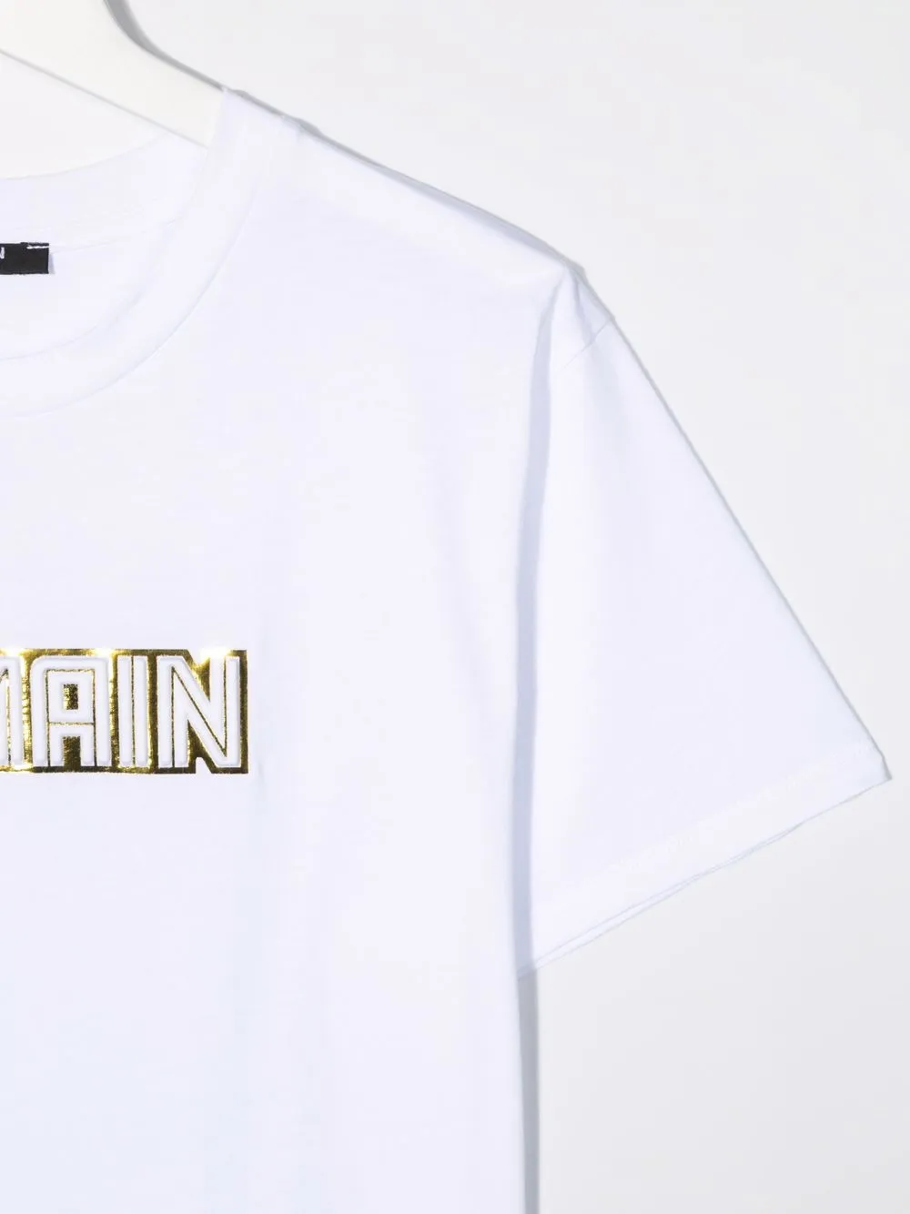 фото Balmain kids футболка с логотипом