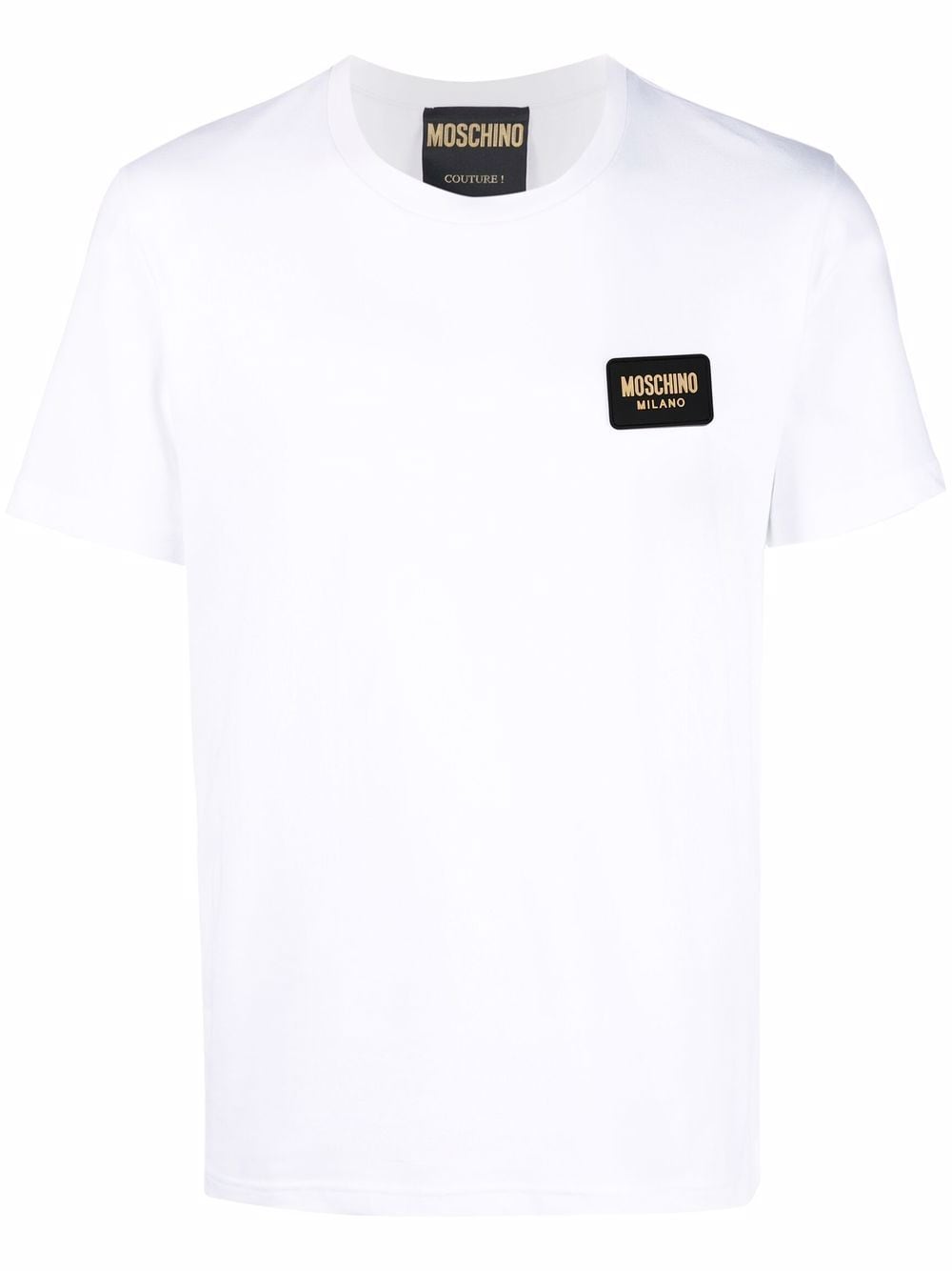 фото Moschino футболка с нашивкой-логотипом