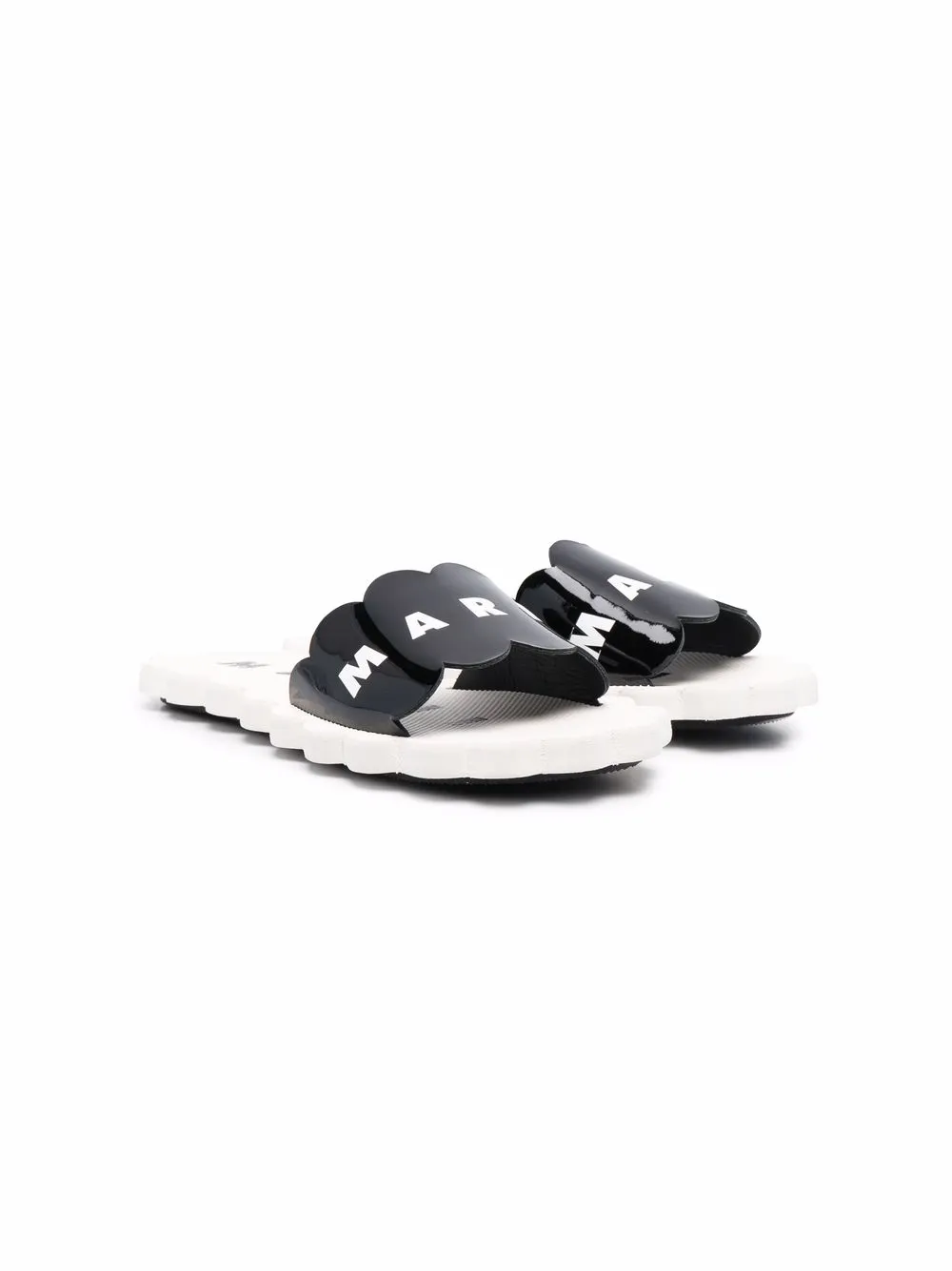 Marni Kids шлепанцы с логотипом