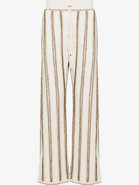 AMIRI flared striped track pants