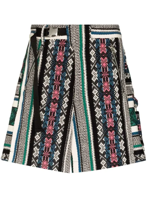 sacai 图案西装短裤