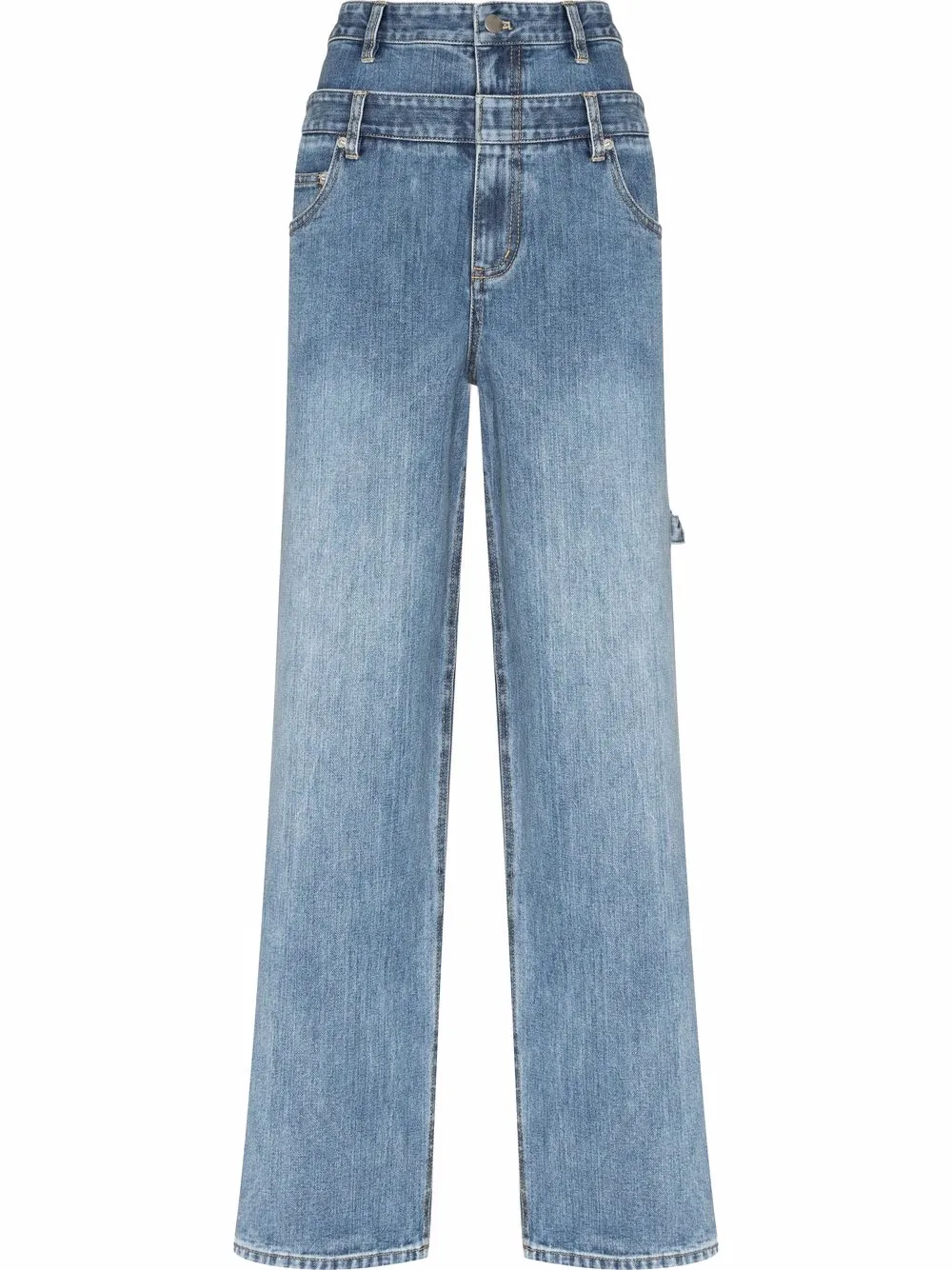 

Tibi Sam wide-leg jeans - Blue
