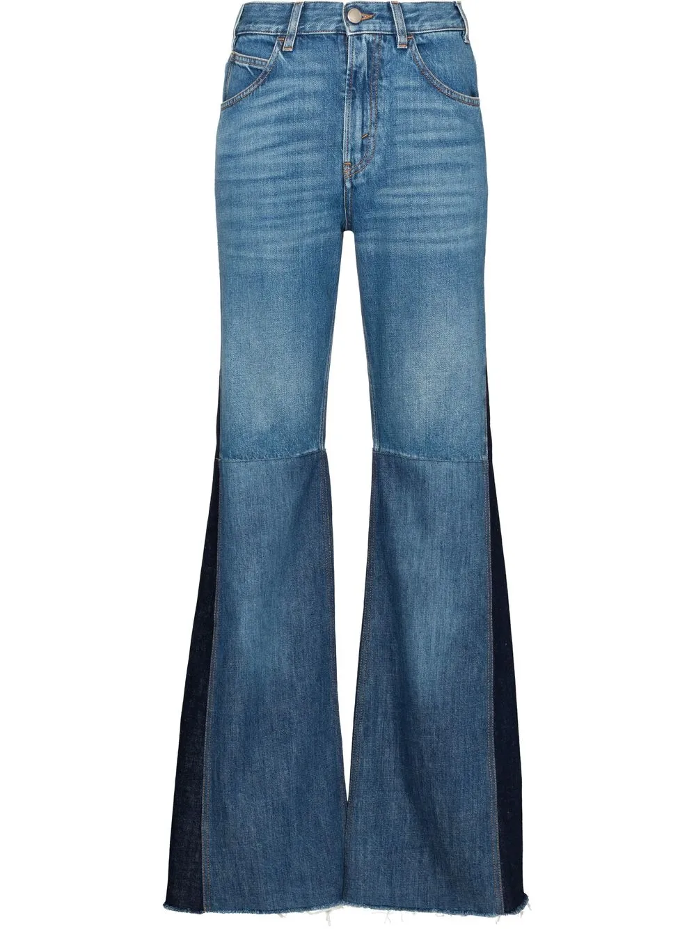 

Chloé jeans acampanados con tiro alto - Azul