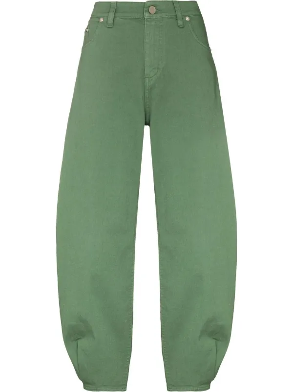 Tibi Brancusi Cropped Tapered Jeans 