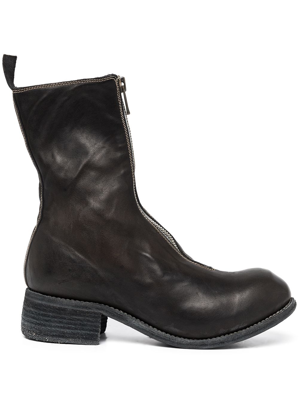 

Guidi botas con cierre - Negro