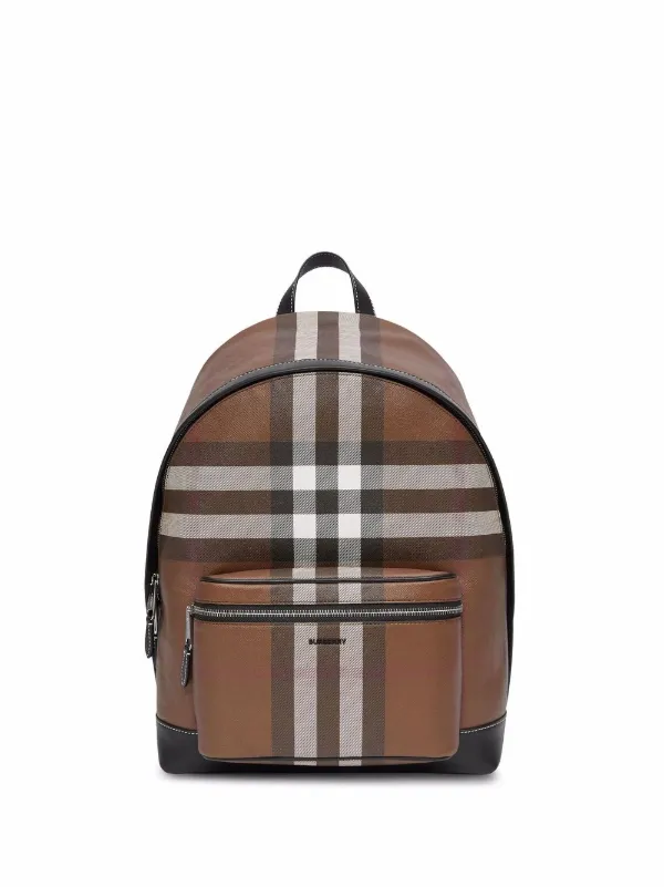 Burberry バーバリー チェック バックパック - Farfetch