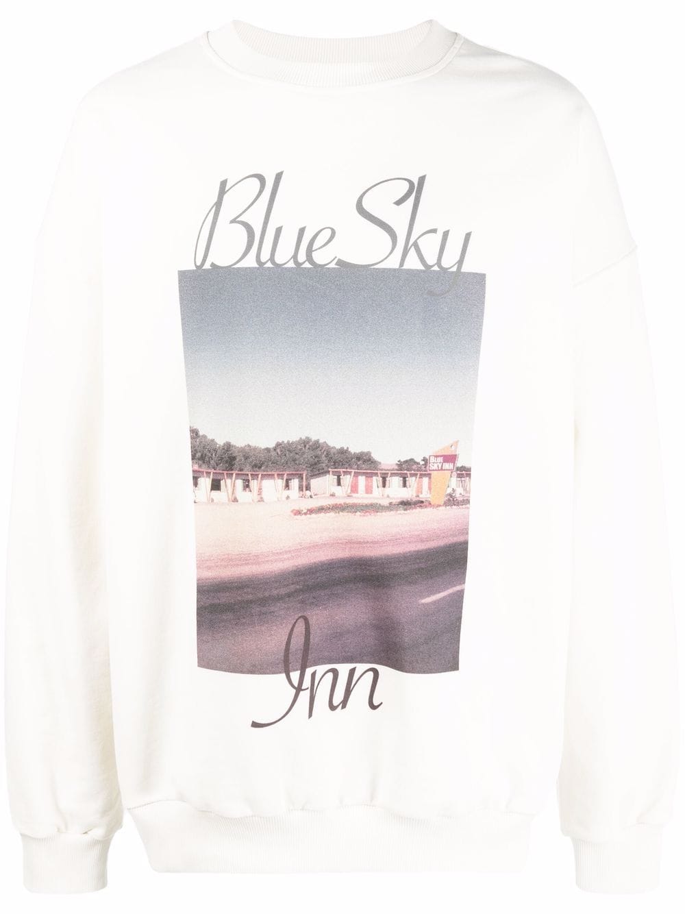 

BLUE SKY INN retro print logo sweatshirt - Neutrals