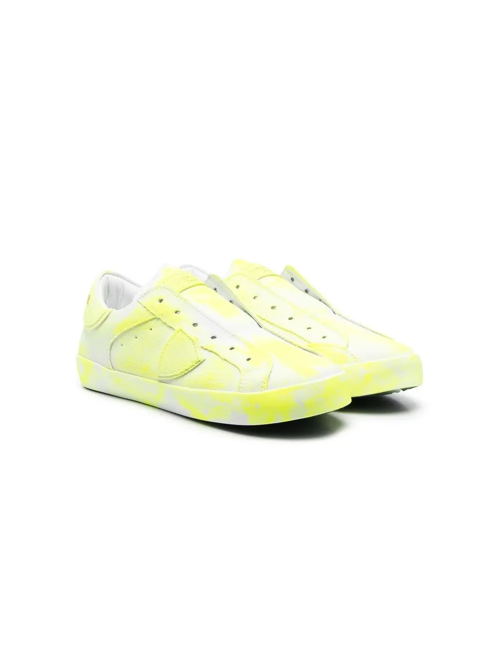 

Philippe Model Kids paint splatter detail sneakers - Yellow