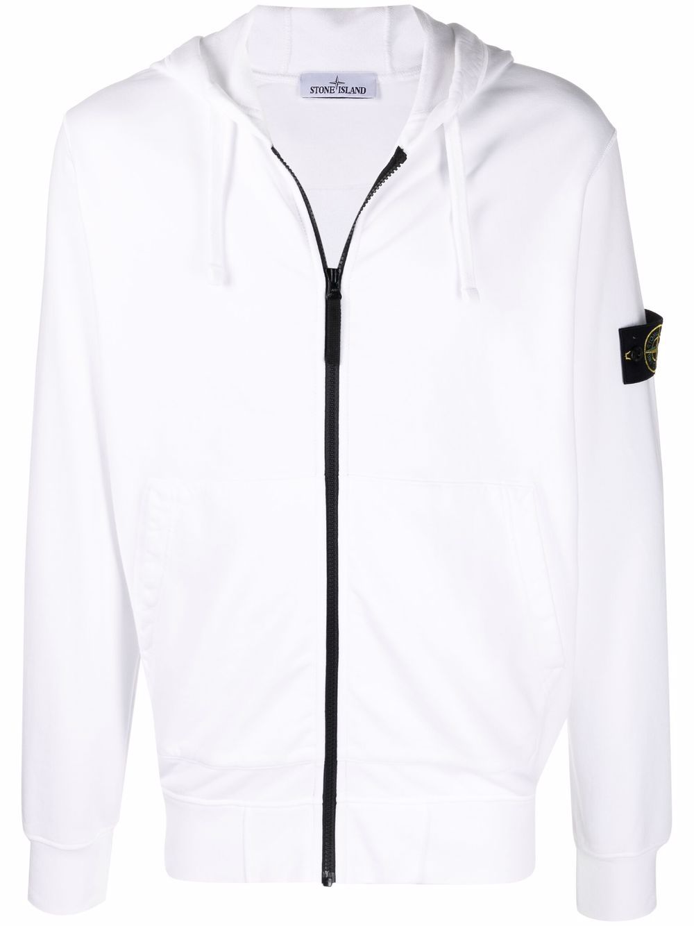 Farfetch Herren Kleidung Pullover & Strickjacken Pullover Sweatshirts Logo-patch zip-up hoodie 
