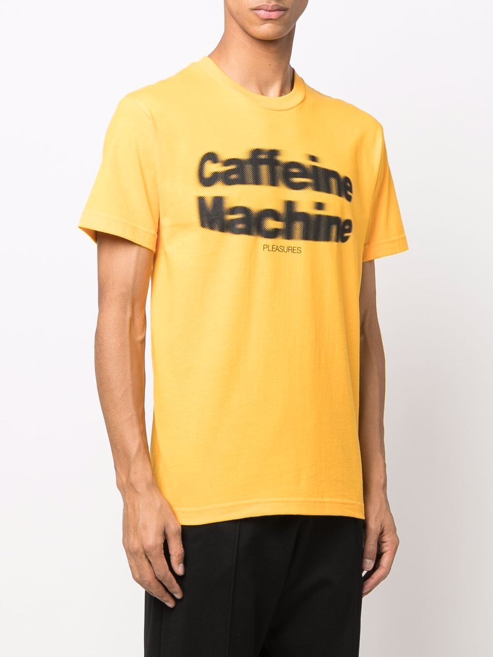 Shop Pleasures Caffeine Machine T-shirt In Orange