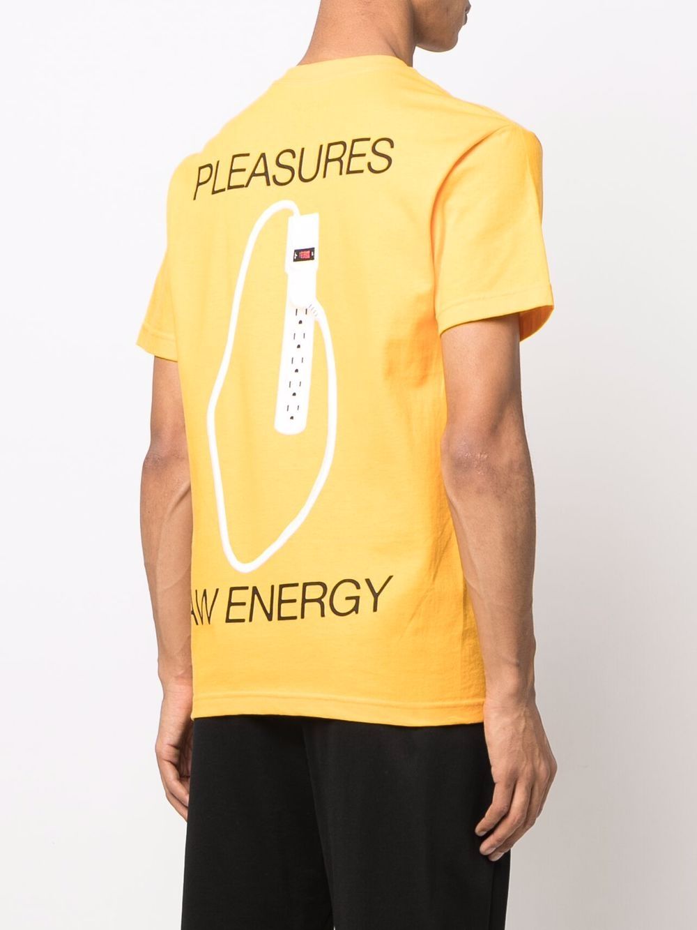 Shop Pleasures Caffeine Machine T-shirt In Orange