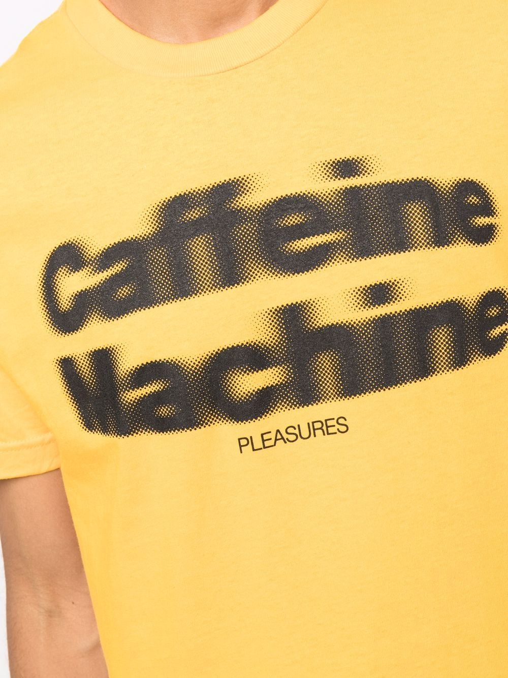 Shop Pleasures Caffeine Machine T-shirt In Orange