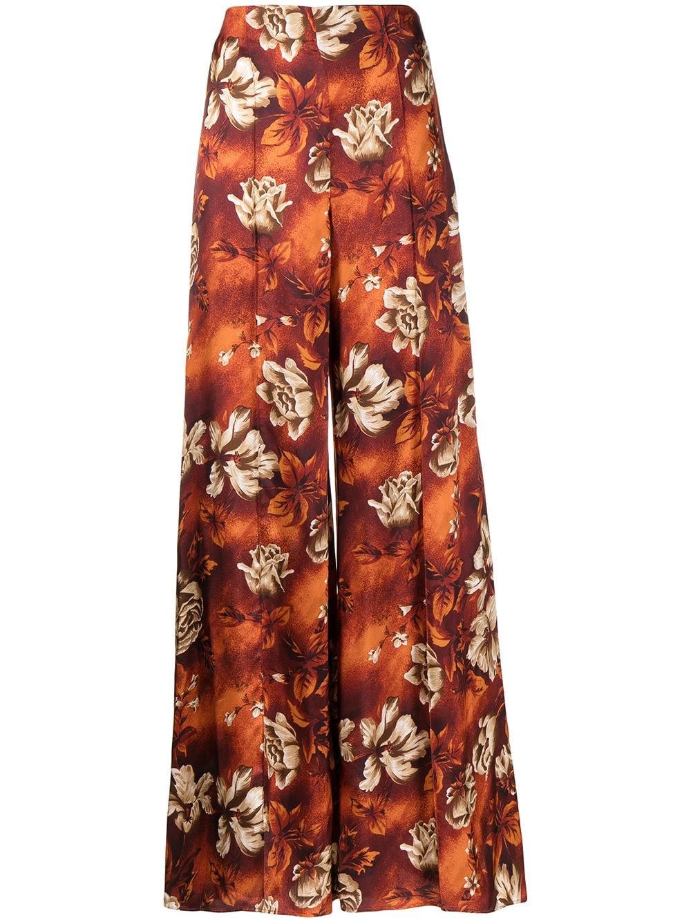 фото Kwaidan editions широкие брюки с цветочным принтом