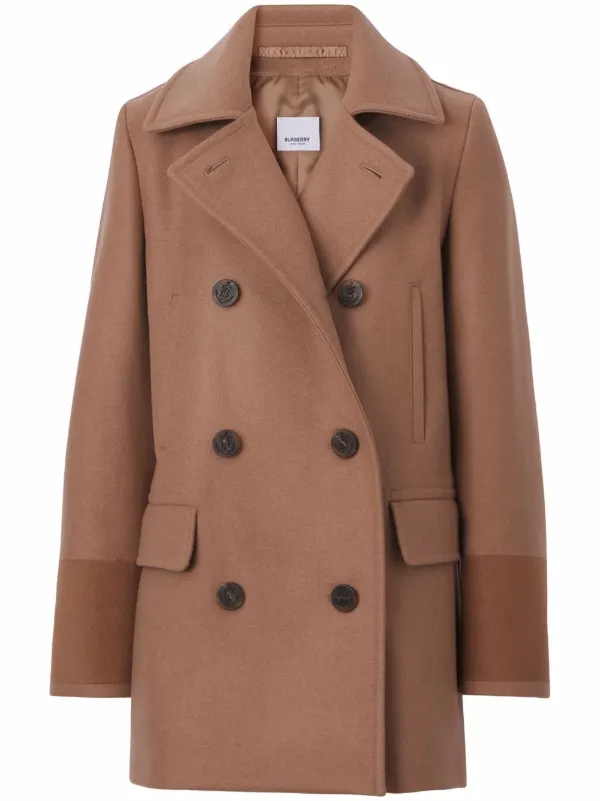 two tone peacoat