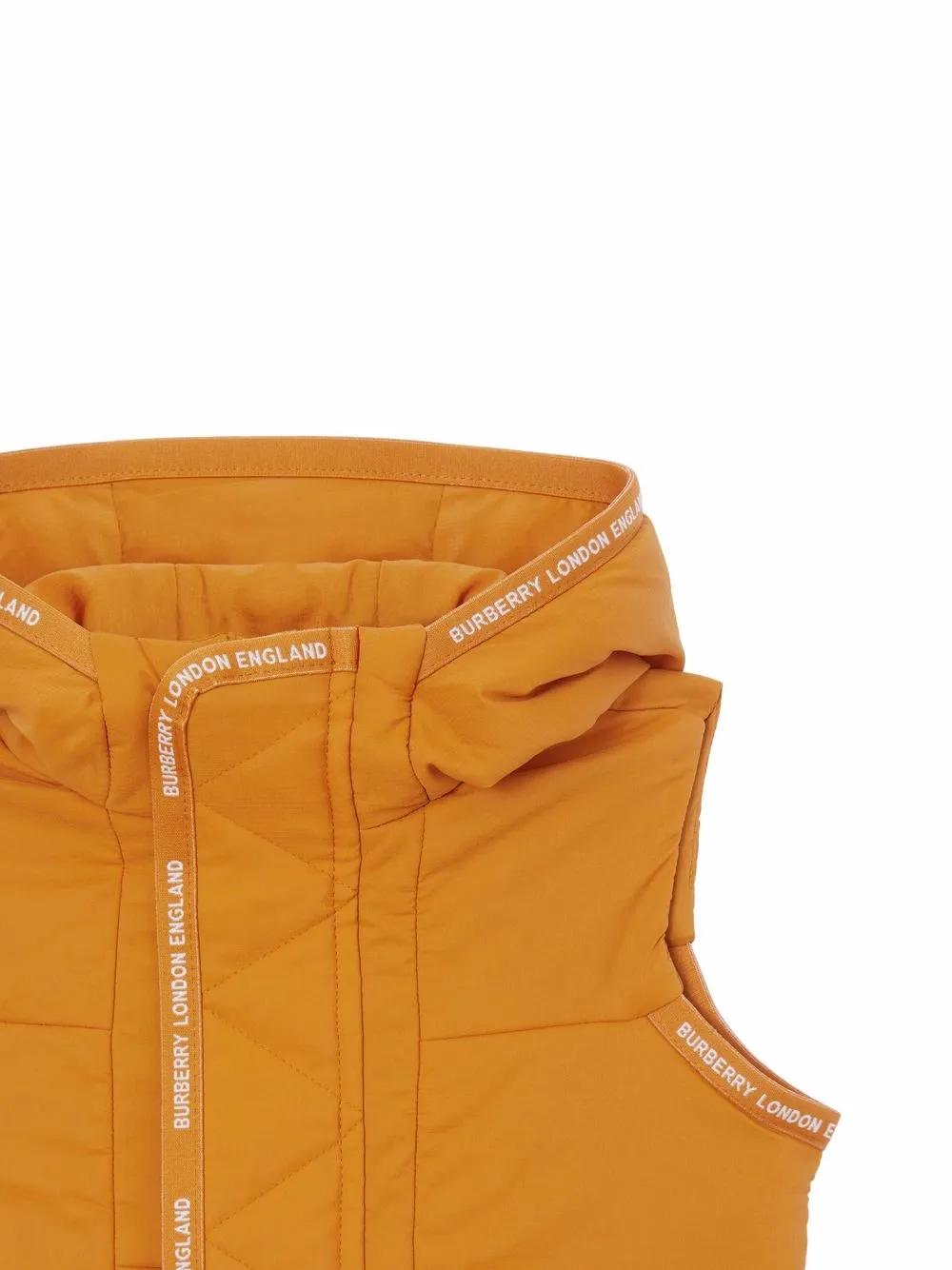 фото Burberry kids жилет с капюшоном и логотипом