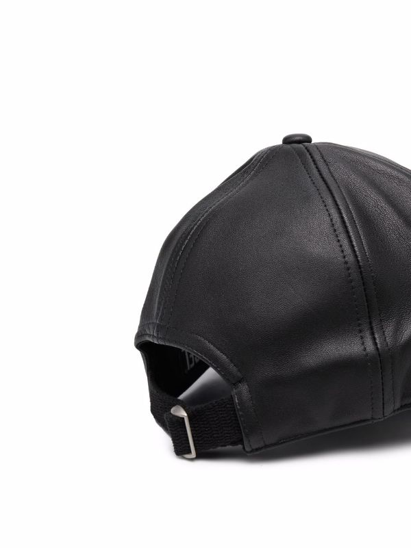 mens leather baseball hat