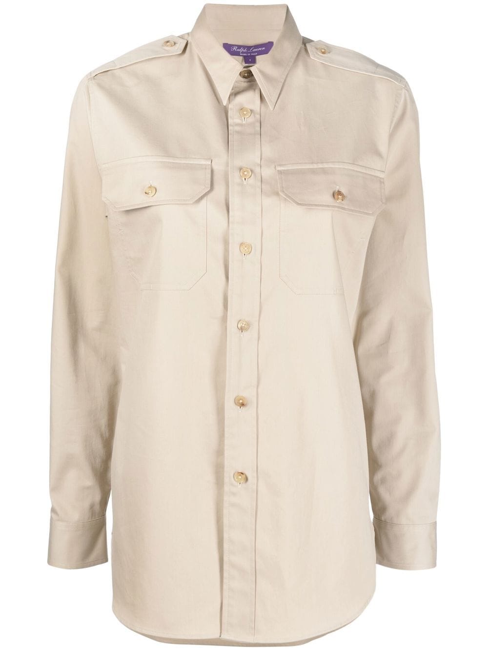 Ry flap-pocket long-sleeve shirt