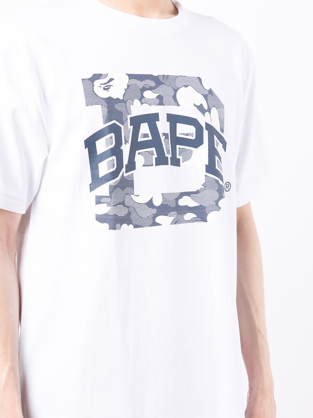 фото A bathing ape® футболка с камуфляжным принтом