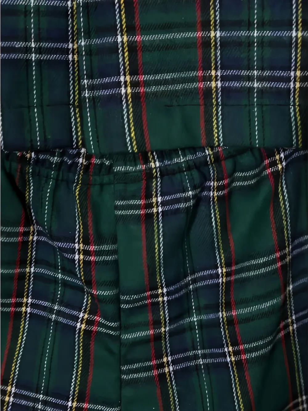  Siola Pyjama Mit Schottenkaro   Grün 