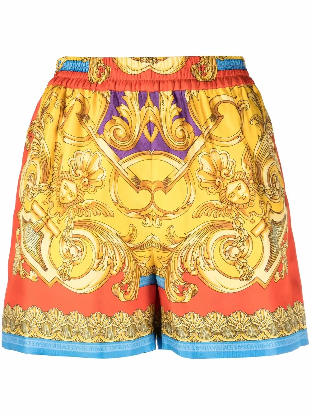 

Versace shorts con estampado Barocco - Amarillo