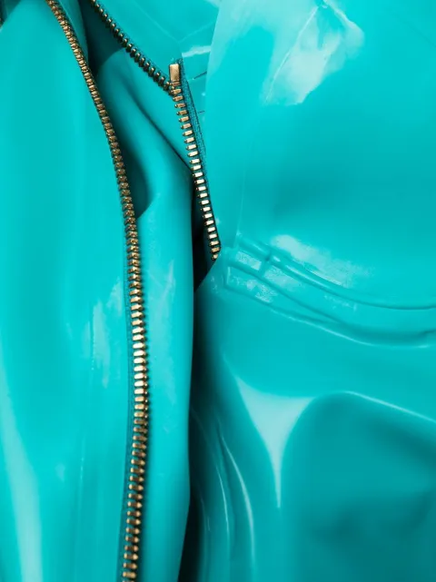 versace medusa latex dress