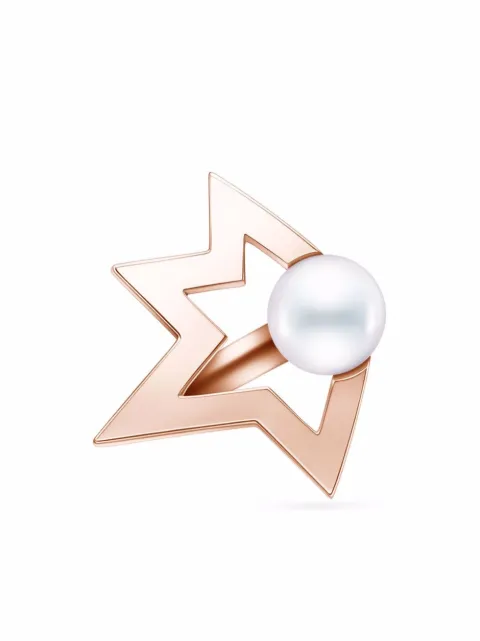 TASAKI 18kt rose gold Collection Line Comet Plus pearl ear cuff