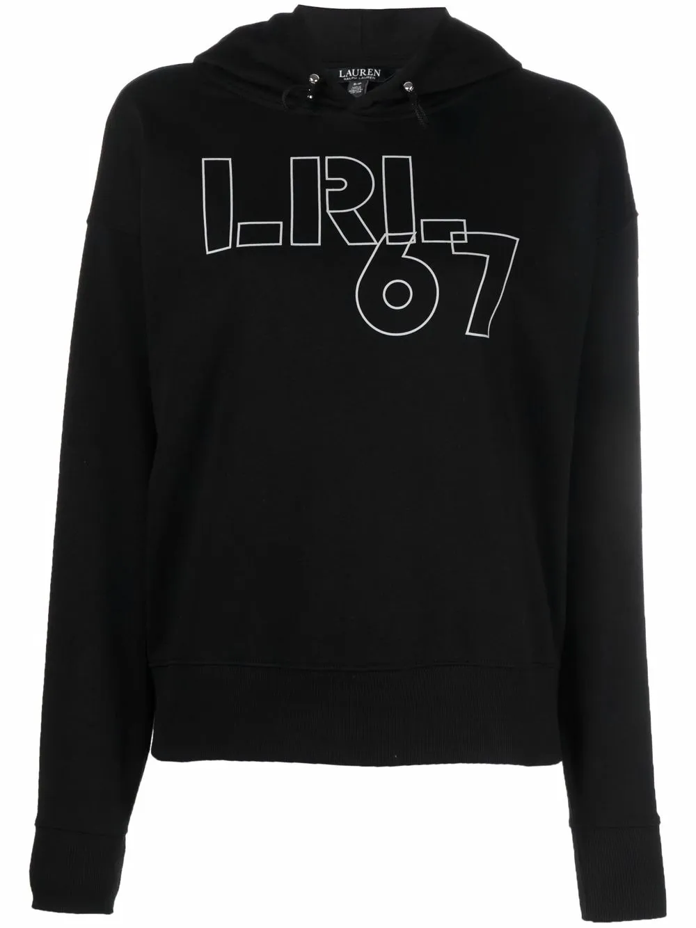 

Lauren Ralph Lauren hoodie con logo estampado - Negro