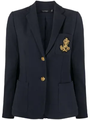 Polo Ralph Lauren モノグラム ニットジャケット | ブルー | FARFETCH JP