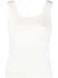 Lauren Ralph Lauren cable-knit scoop-neck top - Neutrals