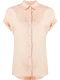 Lauren Ralph Lauren rolled-cuffs short-sleeve shirt - Pink