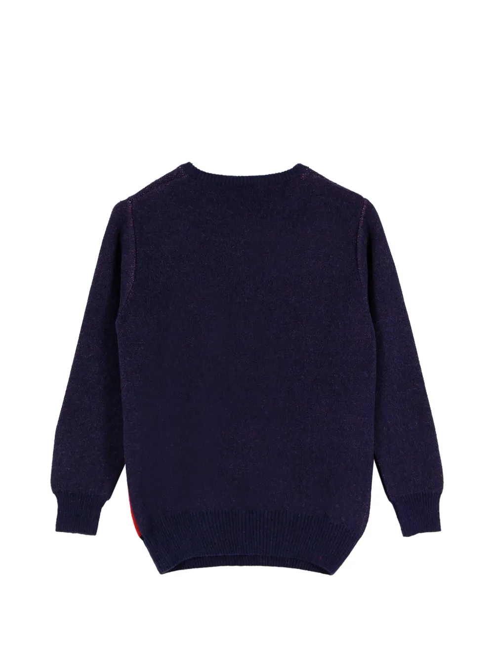 Siola Santa Claus intarsia gebreide trui Blauw