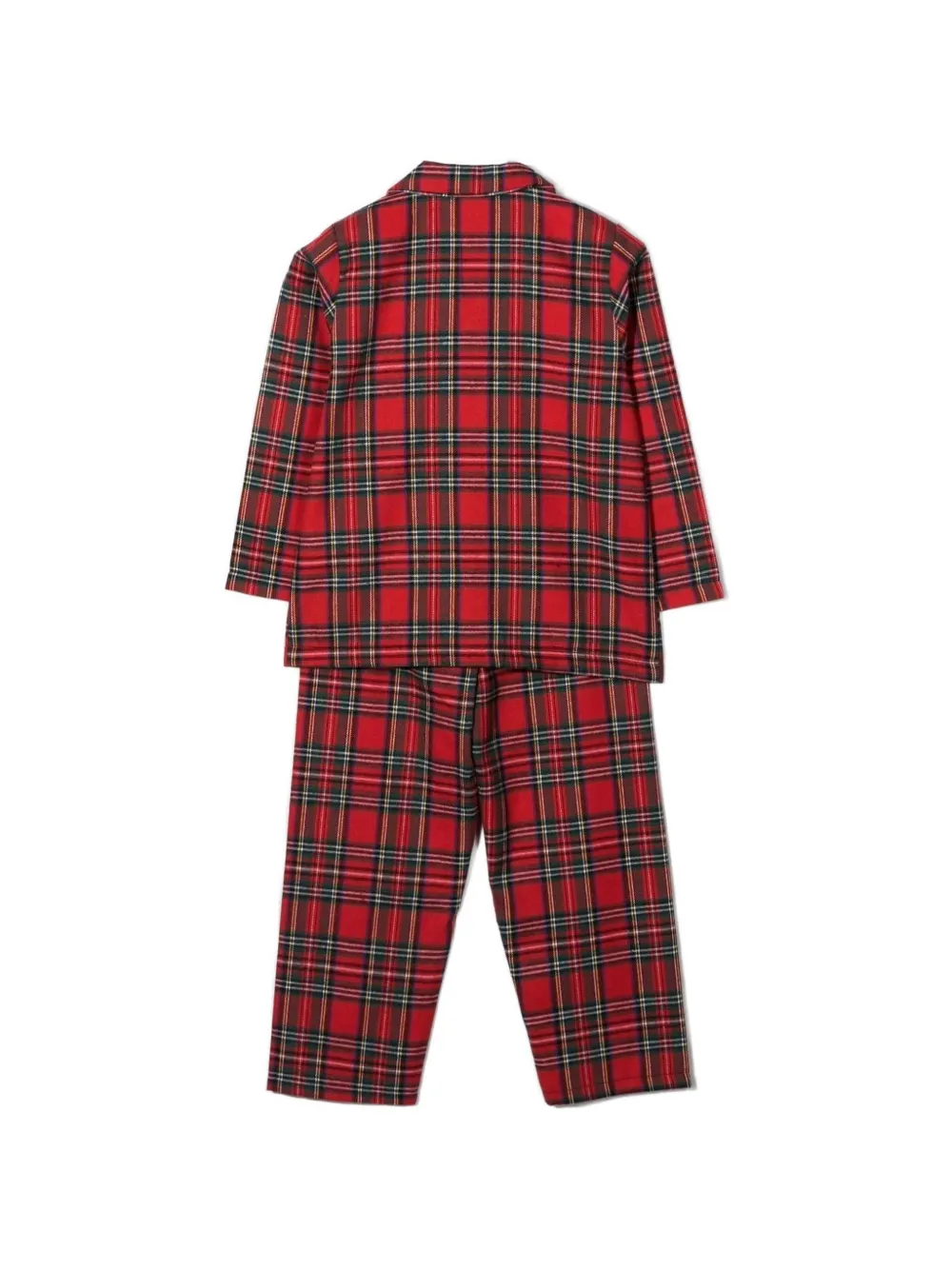 Siola Pyjama met tartan-ruit Rood