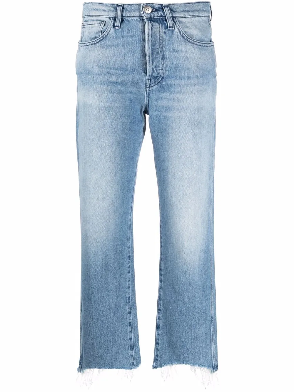 mid-rise cropped jeans | 3x1 | Eraldo.com