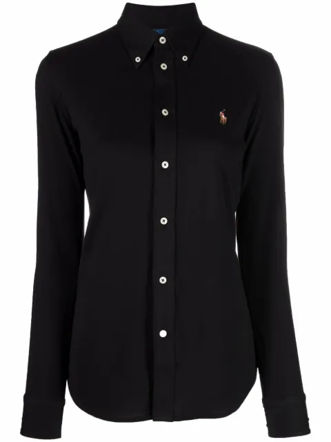 Polo Ralph Lauren embroidered-logo fitted shirt
