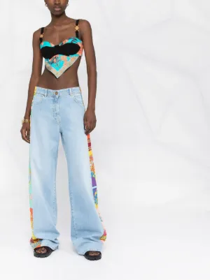 cropped denim