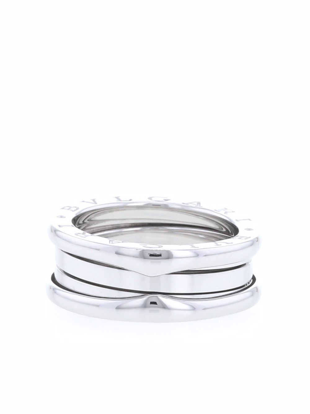 фото Bvlgari pre-owned 2010 18kt white gold b.zero1 medium ring