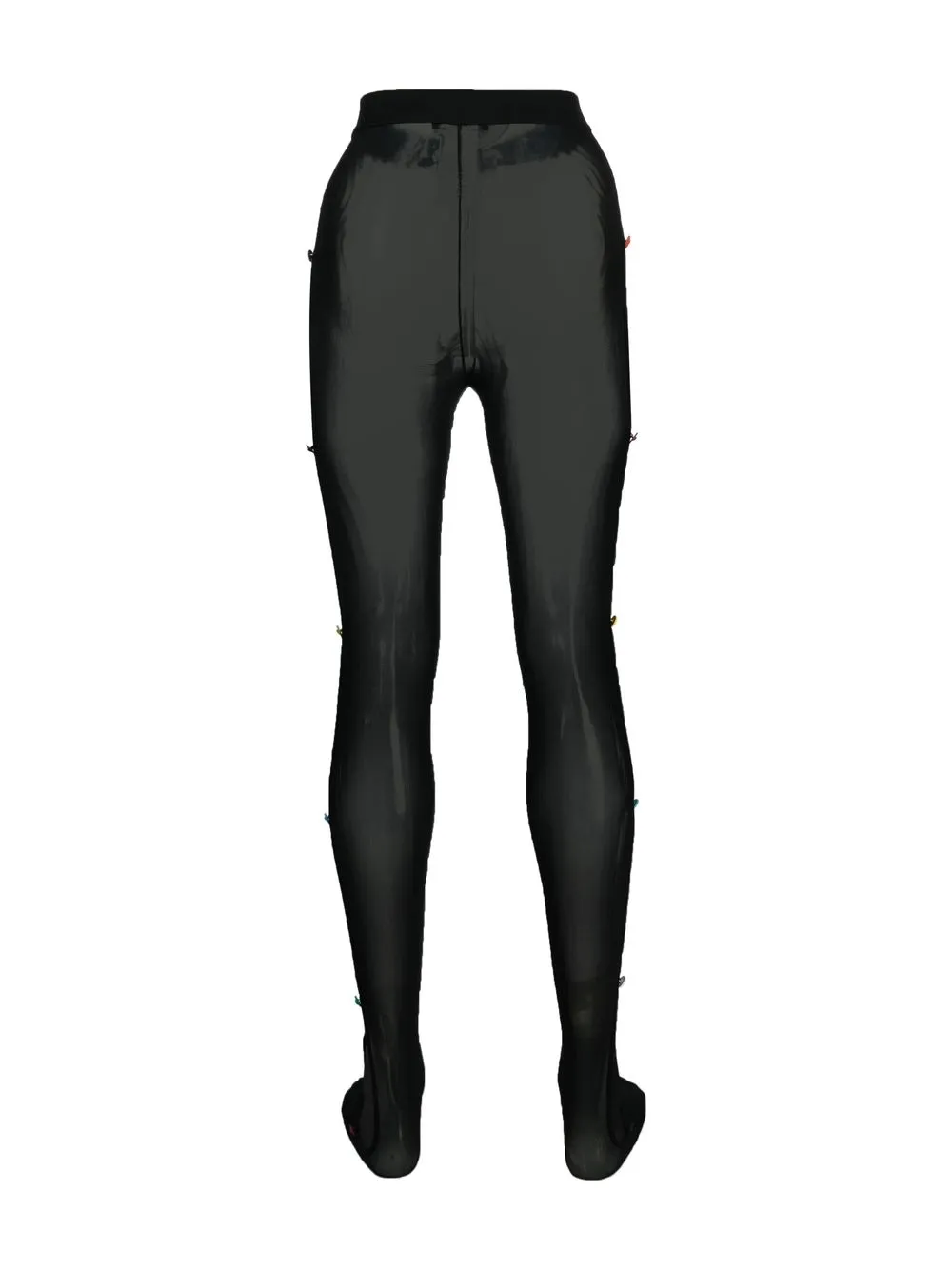 Versace decorative-buttons high-waisted tights