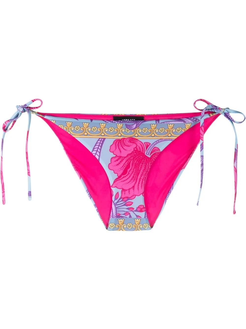 

Versace traje de baño con estampado floral - Azul
