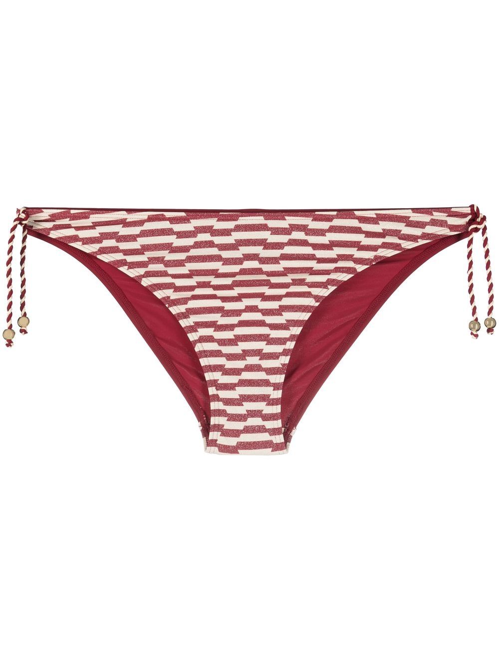 Marlies Dekkers Neptuna Striped Bikini-bottoms In Red