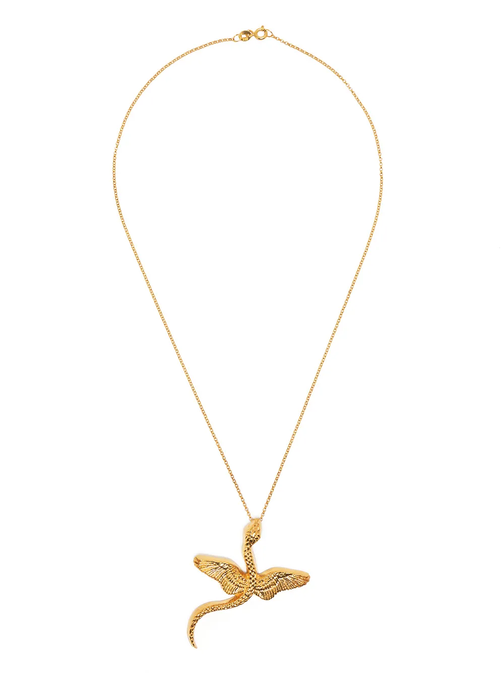 NATIA X LAKO WINGED SNAKE PENDANT NECKLACE
