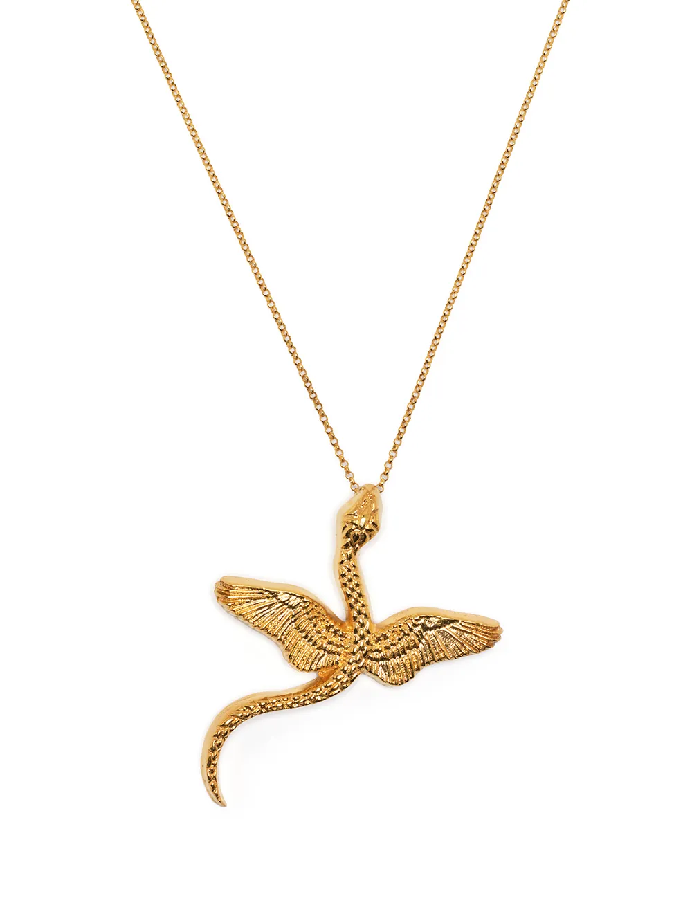 

Natia X Lako collar con dije Winged Snake - Dorado