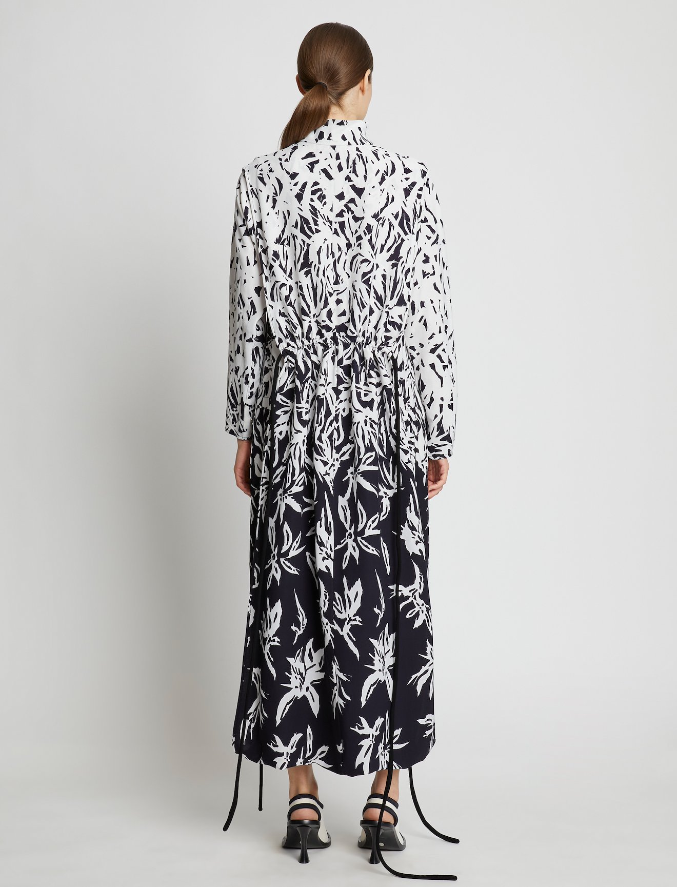 Dégradé Floral Long Sleeve Dress #2